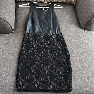 Bailey 44 Black lace Sheath Mini Dress